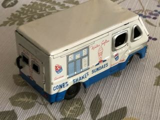 Vintage Mister Softee Ice Cream Friction Tin Truck Last One Out Of Case 1960’s 3