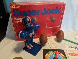 1976 Schaper Jock Toe Football Game Toy Complete 3