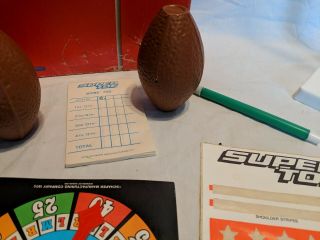 1976 Schaper Jock Toe Football Game Toy Complete 6