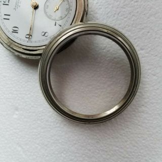 American Waltham Watch Company Pocket Watch Silver Antique - 4