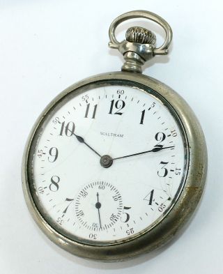 Waltham 16 Size Open Face Pocket Watch - Dh680