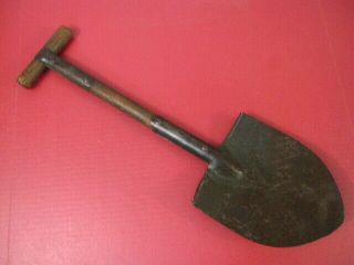 Wwi Era Us Army M1910 Entrenching Tool T - Handle Shovel - Us Marked - 1