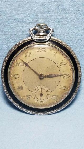 Old Pocket Watch Unknown Maker,  Unknown Case,  15 Rubis,  Second Hand