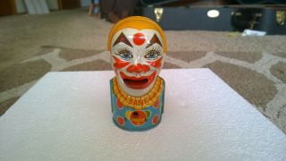 Vintage Chein No 27 Clown Bank