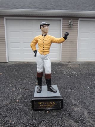 Antique Cast Iron Lawn Jockey