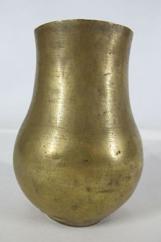 Antique 18th C Brass Copper Tankard Handle Rivets Canadian French Fur Trader yqz 4