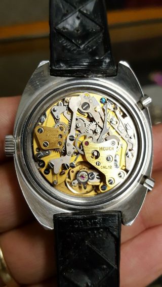 Vintage Heuer Autavia 11630 Viceroy Chronograph Cal.  12 Wristwatch 1972/74 9