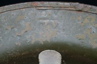 WW2 Era US m1917 A1 Kelly Helmet British Shell 4