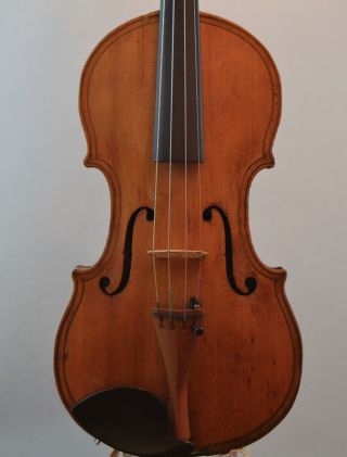 Antique Jacques Bocquay Violin Crafted In Paris,  France 1720