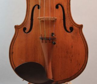 Antique Jacques Bocquay Violin Crafted in Paris,  France 1720 3