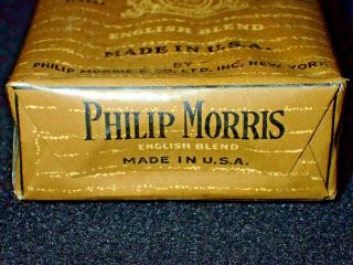 WWII US 1941 Philip Morris & Co.  Ltd.  Cigarette Pack Series 111 Rare 6