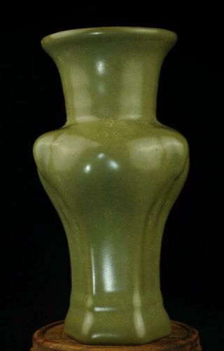China Old Song Dynasty Qingliangsi Ru Kiln Green Glaze Porcelain Vase 013ac01b