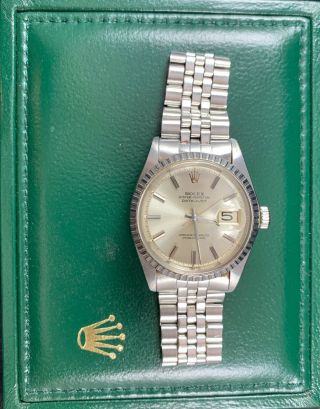 Rolex Datejust 36mm Men ' s Watch Jubilee Bracelet SS Ref: 1603 BOX/PAPER 3