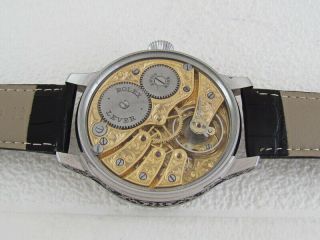 Rolex Lever Antique Swiss UNIQUE FANTASTIC Art Deco Men ' s Watch SERVICED 7