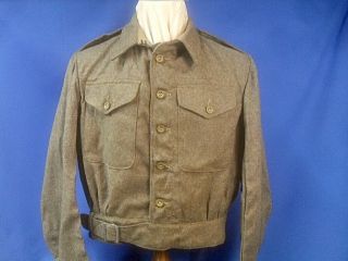 WWII British Army 1940 pattern Battledress Uniform 1945 Jacket,  UK Size16 2