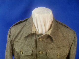 WWII British Army 1940 pattern Battledress Uniform 1945 Jacket,  UK Size16 5