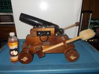 Vintage Black Powder Signal Cannon - 17 1/2 " By 13 1/4 " Weighs 30lbs.
