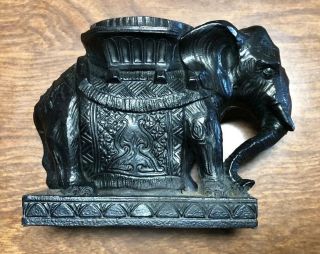 Antique Vantines Elephant Incense Burner 1304 -