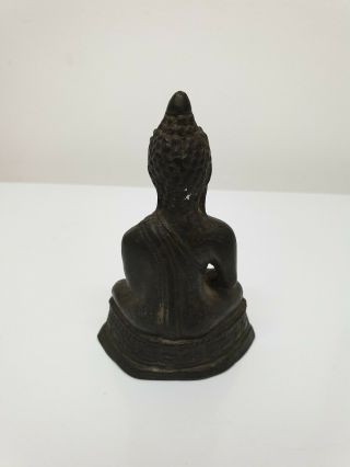 Antique Bronze buddha 19th Century / earlier ? Asian laos/ Thailand 2