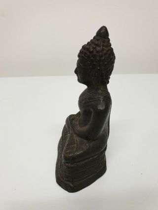 Antique Bronze buddha 19th Century / earlier ? Asian laos/ Thailand 3