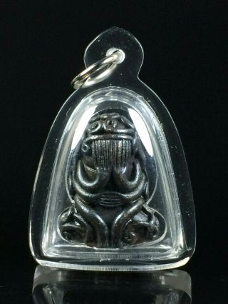 Thai Buddha Amulets Phra Pidta Old Lp Eiam Thai Amulets Pendant