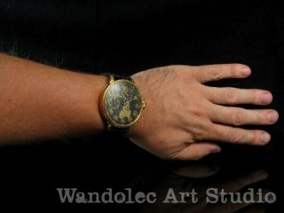 OMEGA Vintage Men ' s Wrist Watch Gold Regulateur Half Skeleton Mens Wristwatches 12