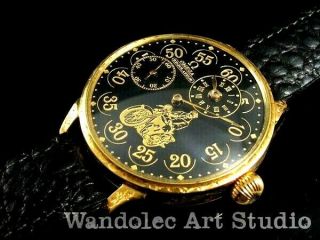 OMEGA Vintage Men ' s Wrist Watch Gold Regulateur Half Skeleton Mens Wristwatches 8