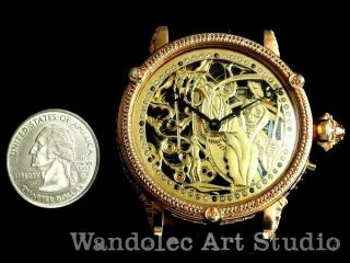 LONGINES Vintage Men ' s Wrist Watch Gold Skeleton Mechanical Best Mens Wristwatch 11