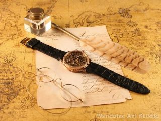 LONGINES Vintage Men ' s Wrist Watch Gold Skeleton Mechanical Best Mens Wristwatch 2