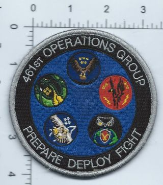 Usaf Patch 461 Operations Group Gaggle J - Stars Us Air Force Patch