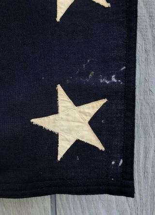 VTG WWII ERA UNION JACK 48 STAR FLAG - No 7 - 33 