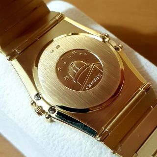 1984 Omega Constellation Quartz Vintage Solid 18ct Gold Watch 398.  0872 4