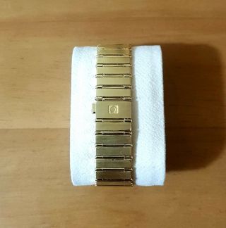 1984 Omega Constellation Quartz Vintage Solid 18ct Gold Watch 398.  0872 5