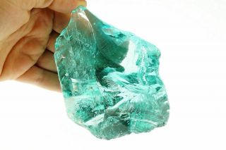 Monatomic Ocean Green Andara Crystal Ancient Stone 634 Gm Indonesia (21328)