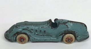 Vintage Antique Arcade 1457 Cast Iron Race Car 5 1/2 Inches
