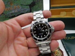 Vintage 1996 Rolex 14060 Submariner Mens Wrist Watch Box ' s Booklet ' s 1000ft 300m 3