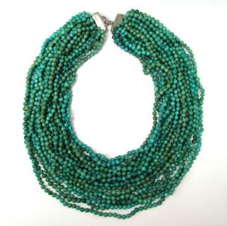 Vintage Tiffany & Co.  26 Strand Turquoise Bead 16 