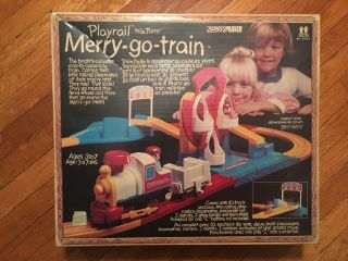 Merry - Go - Train Playrail 1976 Complete By Tomy Vintage Kid 