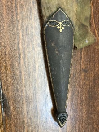 Russian Caucasian Cossack Dagger Georgian Short Sword Scabbard Antique 10