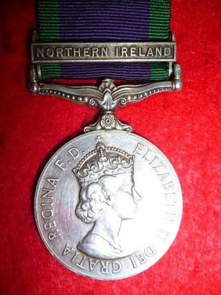A Campaign Service Medal for Northern Ireland conflict to The Royal Engineers 2