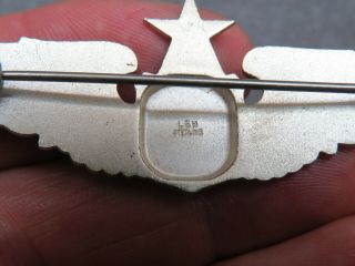 LGB Hallmarked Sterling Pin Back 3 