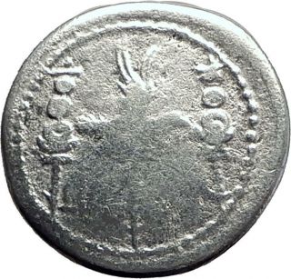 MARK ANTONY Cleopatra Lover 32BC Ancient Silver Roman Coin LEGION X i64865 2