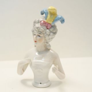 Half doll Figurine Marchioness Sexy Half Doll Pincushion Arms Away French Style 2