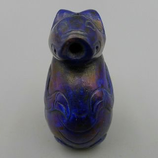 Hand Carved Mouse Pendants Sculpture Exorcise Evil Spirits Natural Lapis Lazuli