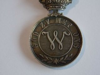 Silver medal Order of Orange - Nassau 19 2