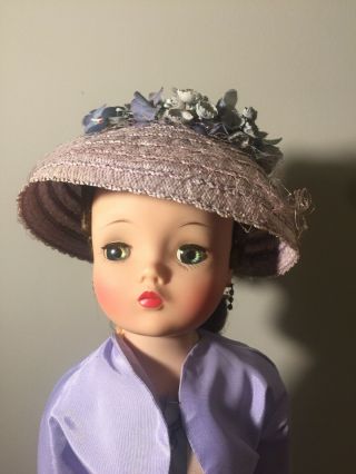 1954 - 1962 Stunning Brunette Vintage Madame Alexander Cissy Lilac Afternoon Gown 2