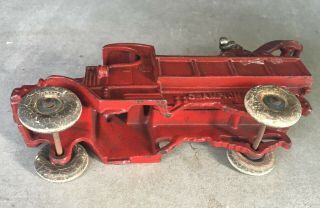 1930s Arcade Cast Iron Mack Champion Wrecker 9 Inches 3