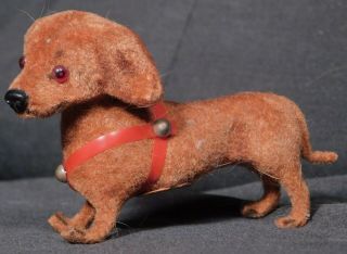 Vintage Miniature Max Carl Wagner Monkey Label Kunstlerschutz Dachshund Dog Old