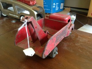 Structo 1950s Tin Toy Truck Wrecker Tow Truck 5