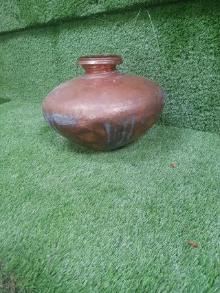 Antique Indian Heavy Copper Lota Water Pot